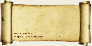 Mina Stevančević vizit kartica